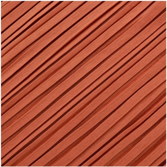 Elegant Tan Pleated Skirt - Picture 6 of 8